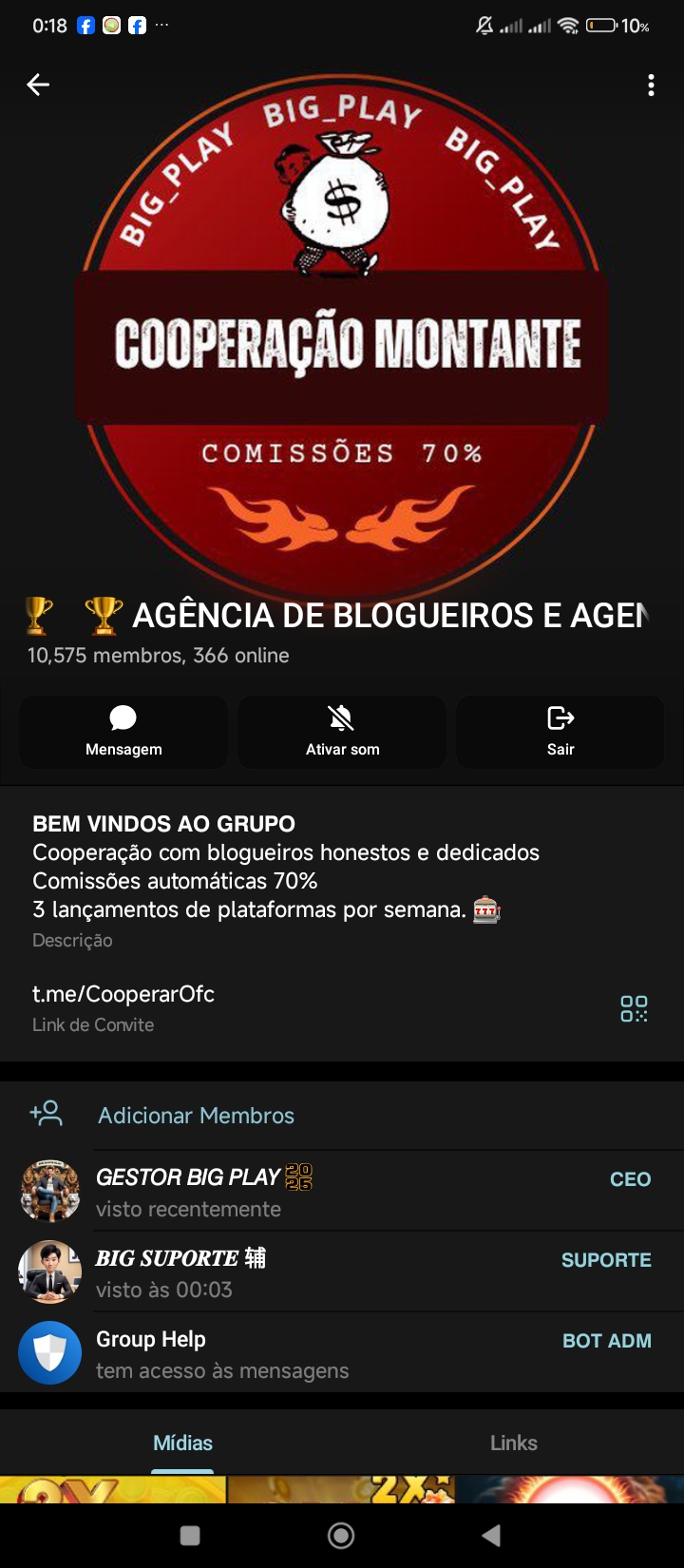 Grupos de Telegram sobre https://t.me/CooperarOfc