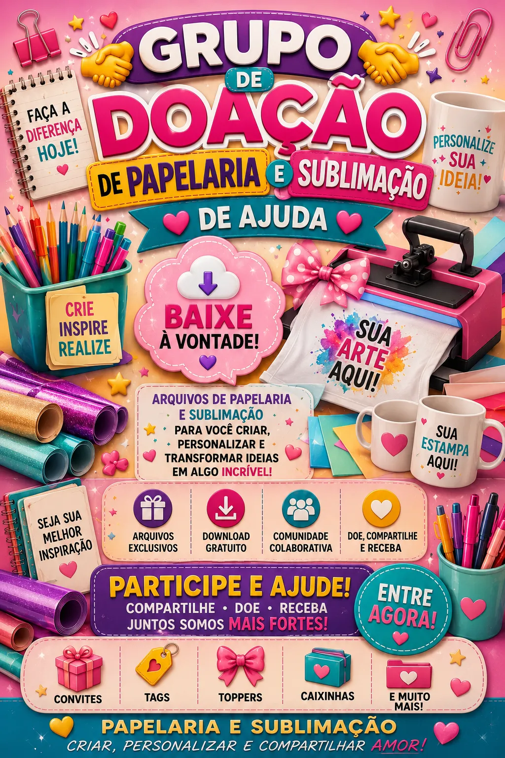 Papelaria e Sublimação