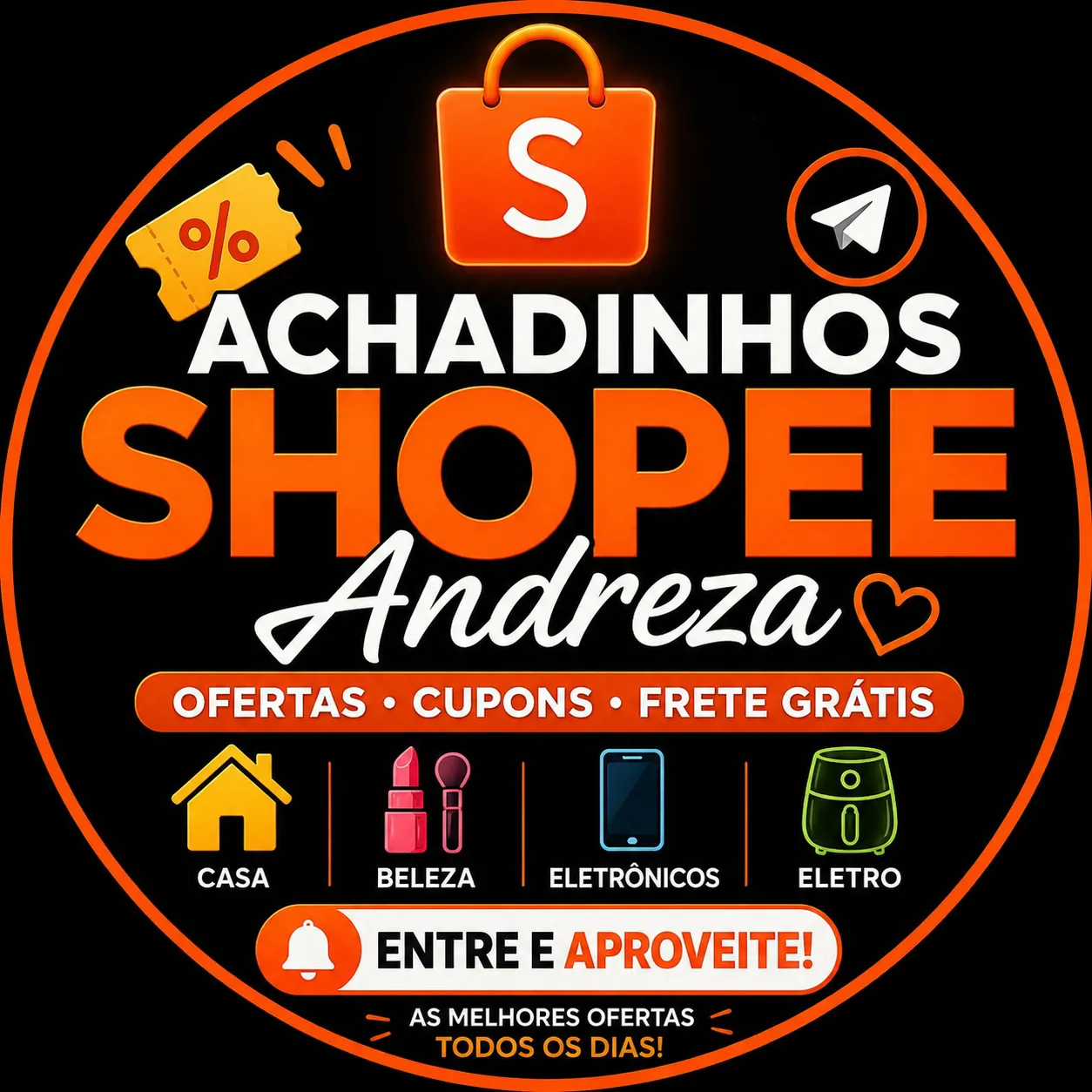 Grupos de Telegram sobre https://t.me/achadinhosshopeeofertasecupons
